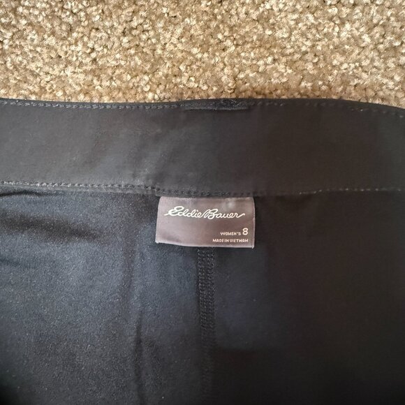 Eddie Bauer Adventurer Mini Skort Womens 8 Black Built in Brief Golf Activewear - Picture 2 of 11